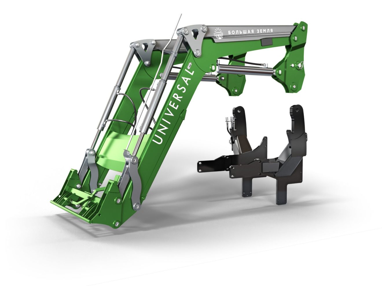 JOHN DEERE 6095/6135B Погрузчик Универсал VIP БРС ТР+РО EURO